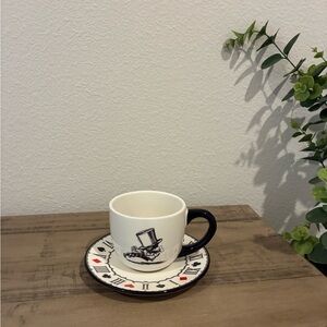 Mad Hatter Cup & Saucer Set.